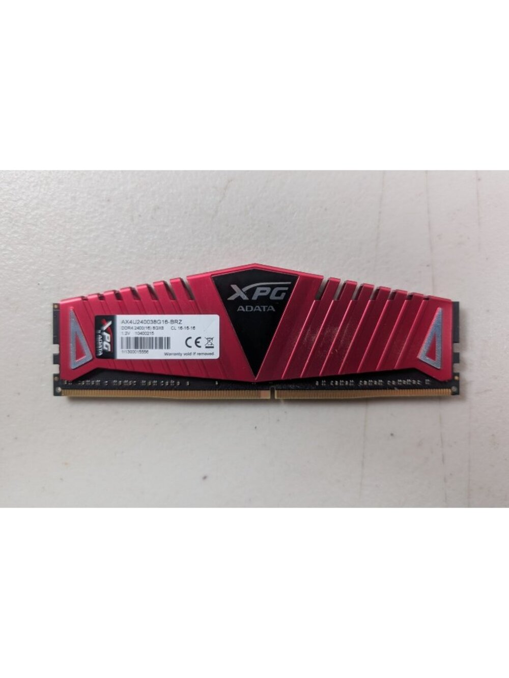 ADATA XPG PC4-19200 (DDR4-2400) 8GB Memory RAM AX4U240038G16-BRZ DDR4